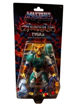 NWT Tygra x Masters of the Universe Origins ThunderCats Mattel Figure NIB